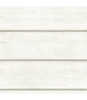 3123-12441 - Cassidy White Wood Planks Wallpaper by Chesapeake