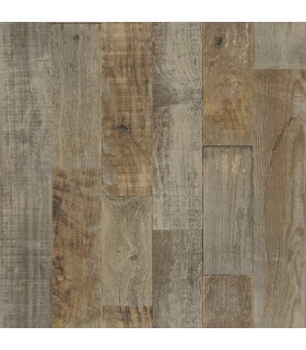 3123-12693 - Chebacco Brown Wooden Planks Wallpaper by Chesapeake