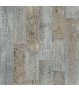 3123-12691 - Chebacco Slate Wooden Planks Wallpaper by Chesapeake