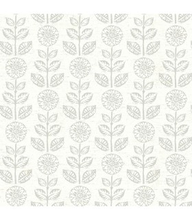 3123-13514 - Dolly Light Grey Wallpaper by Chesapeake