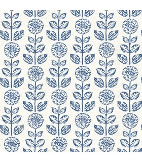 3123-13512 - Dolly Navy Wallpaper by Chesapeake