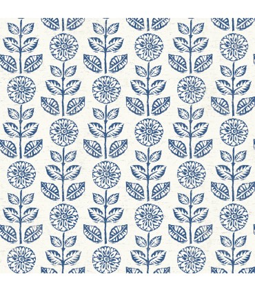 3123-13512 - Dolly Navy Wallpaper by Chesapeake