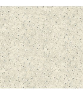 3123-216113 - Eleanor Blue Folk Botanical Trail Wallpaper by Chesapeake