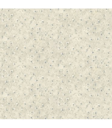 3123-216113 - Eleanor Blue Folk Botanical Trail Wallpaper by Chesapeake