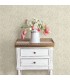 3123-216113 - Eleanor Blue Folk Botanical Trail Wallpaper by Chesapeake