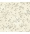 3123-02193 - French Nightingale Brown Trail Wallpaper by Chesapeake