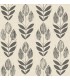 3123-24474 - Garland Black Block Tulip Wallpaper by Chesapeake