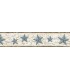 3123-65366 - Heritage Blue Tin Star Border by Chesapeake