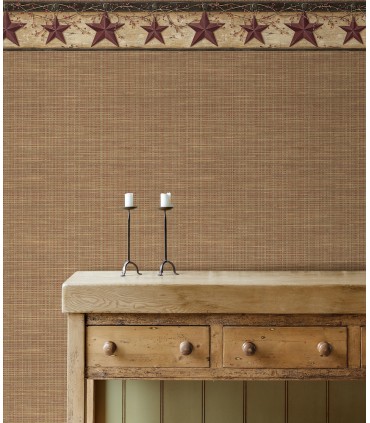 3123-01695 - Kent Red Woven Wallpaper by Chesapeake