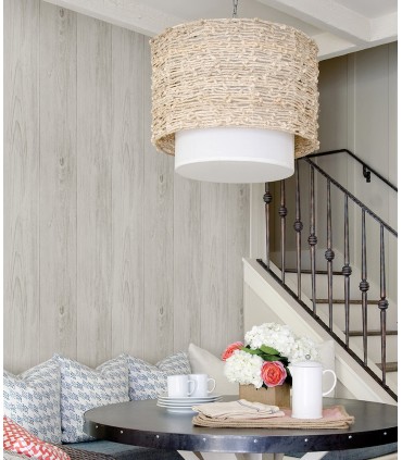 3123-64228 - Mapleton Off White Wood Wallpaper by Chesapeake