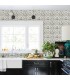 3123-12331 - Sonoma Black Spanish Tile Wallpaper by Chesapeake