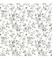 3122-10920 - Glinda Black Floral Trail Wallpaper by Chesapeake