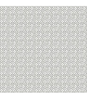 3122-10613 - Jellia Charcoal Petal Geometric Wallpaper by Chesapeake
