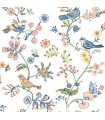 3122-10801 - Jinjur Multicolor Bird Trail Wallpaper by Chesapeake