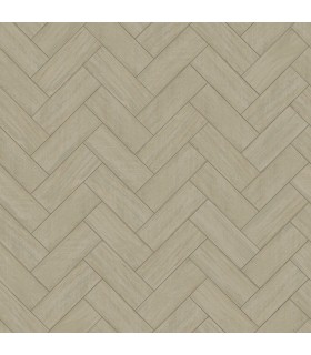 3122-10104 - Kaliko Green Wood Herringbone Wallpaper by Chesapeake