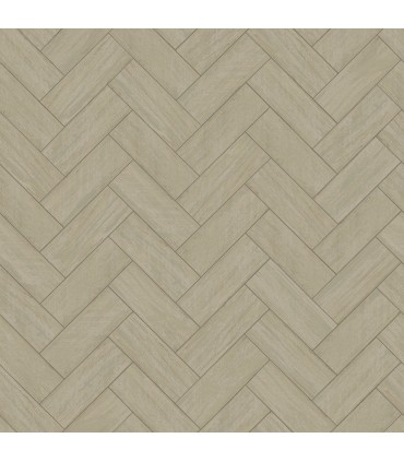 3122-10104 - Kaliko Green Wood Herringbone Wallpaper by Chesapeake