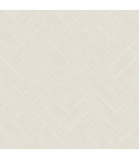 3122-10120 - Kaliko Light Grey Wood Herringbone Wallpaper by Chesapeake