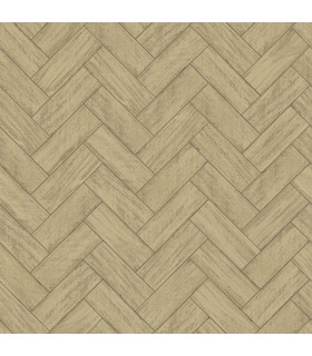 3122-10105 - Kaliko Nuetral Wood Herringbone Wallpaper by Chesapeake