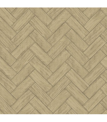 3122-10105 - Kaliko Nuetral Wood Herringbone Wallpaper by Chesapeake