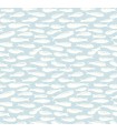 3122-10504 - Nunkie Aqua Sardine Wallpaper by Chesapeake