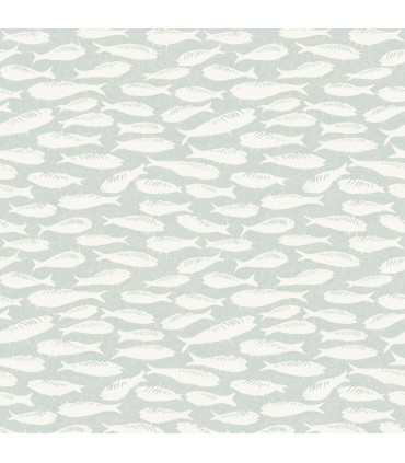 3122-10502 - Nunkie Light Blue Sardine Wallpaper by Chesapeake