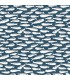3122-10522 - Nunkie Navy Sardine Wallpaper by Chesapeake
