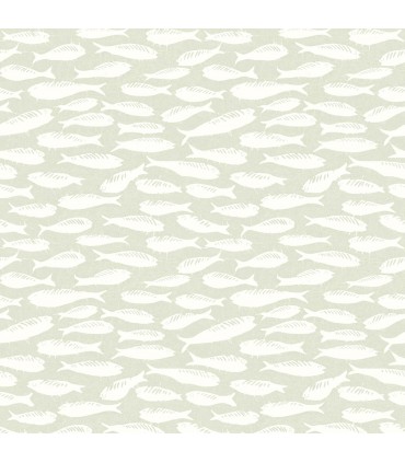 3122-10514 - Nunkie Sage Sardine Wallpaper by Chesapeake