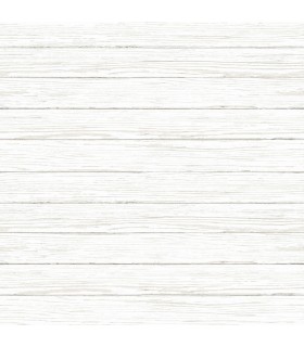 3122-11200 - Ozma White Wood Plank Wallpaper by Chesapeake