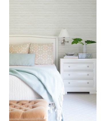 3122-11200 - Ozma White Wood Plank Wallpaper by Chesapeake