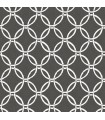 3122-11000 - Quelala Black Ring Ogee Wallpaper by Chesapeake