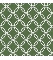 3122-11004 - Quelala Green Ring Ogee Wallpaper by Chesapeake