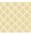3122-11003 - Quelala Yellow Ring Ogee Wallpaper by Chesapeake