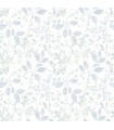 3122-11112 - Tinker Light Blue Woodland Botanical Wallpaper by Chesapeake