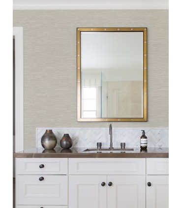 4025-82538 - Cantor Beige Faux Grasscloth Wallpaper by Advantage