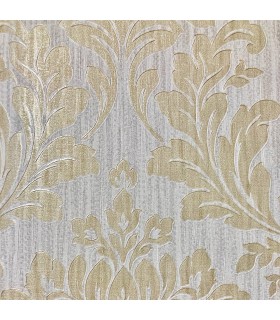 4025-82514 - Galois Gold Damask Wallpaper by Advantage