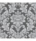 4025-82517 - Galois Silver Damask Wallpaper by Advantage