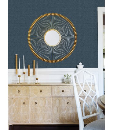 4025-82502 - Hilbert Indigo Geometric Wallpaper by Advantage