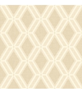 4025-82539 - Mersenne Beige Geometric Wallpaper by Advantage