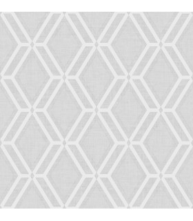 4025-82545 - Mersenne Grey Geometric Wallpaper by Advantage