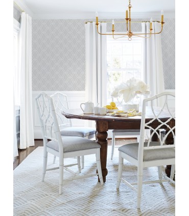 4025-82545 - Mersenne Grey Geometric Wallpaper by Advantage