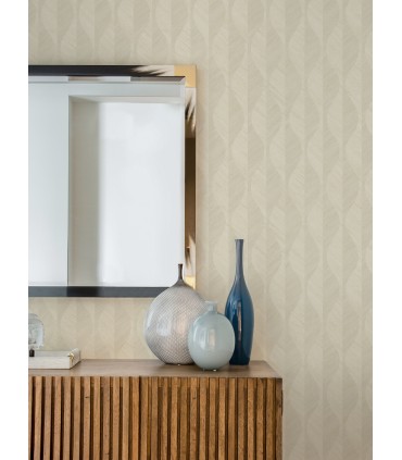 4025-82507 - Oresome Cream Ogee Wallpaper by Advantage