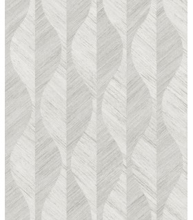 4025-82503 - Oresome  Silver Ogee Wallpaper by Advantage