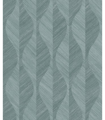 4025-82505 - Oresome Teal Ogee Wallpaper by Advantage