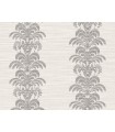 LN10500 - Palm Frond Stripe Stringcloth Wallpaper-Luxe Retreat by Lillian August