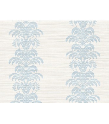 LN10502 - Palm Frond Stripe Stringcloth Wallpaper-Luxe Retreat by Lillian August