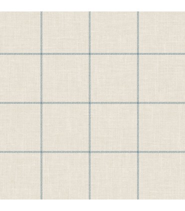 LN10702 - Linen Check Wallpaper-Luxe Retreat by Lillian August
