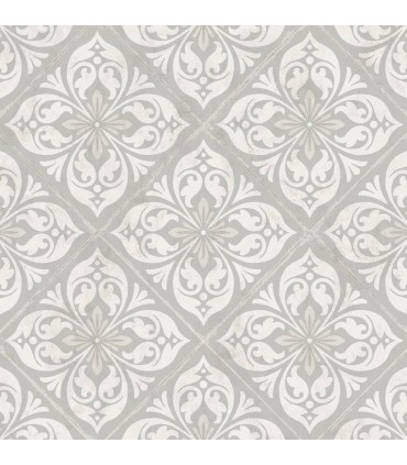 LN11008 - Plumosa Tile Wallpaper-Luxe Retreat by Lillian August