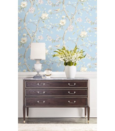 LN11112 - Southport Floral Trail Wallpaper-Luxe Retreat by Lillian August