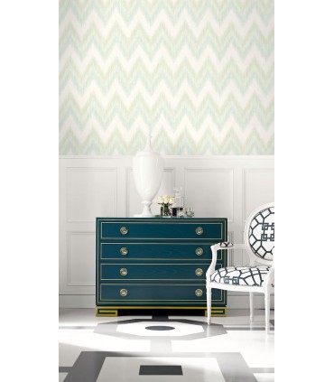 LN11204 - Regent Flamestitch Stringcloth Wallpaper-Luxe Retreat by Lillian August