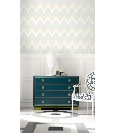 LN11212 - Regent Flamestitch Stringcloth Wallpaper-Luxe Retreat by Lillian August